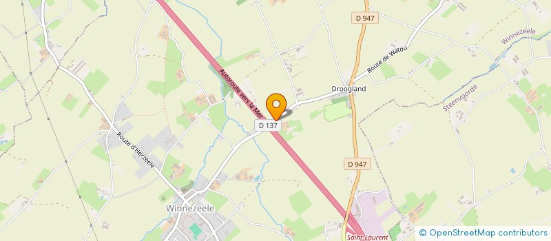 localisation de l'entreprise CENTRE COMMUNAL D'ACTION SOCIALE  WINNEZEELE