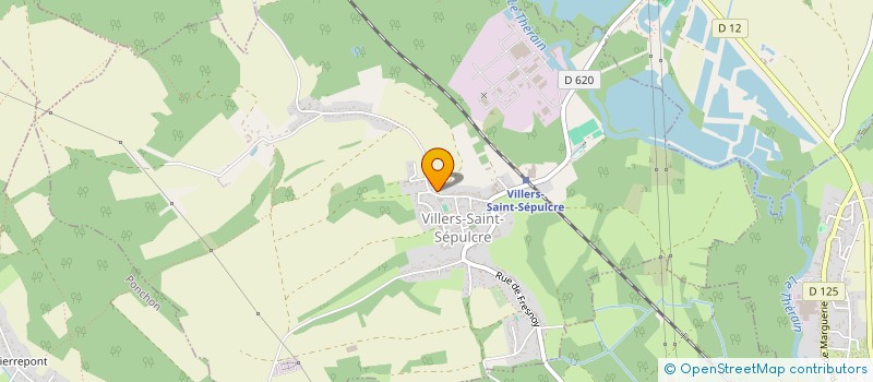 localisation de l'entreprise CENTRE COMMUNAL D'ACTION SOCIALE  VILLERS-SAINT-SEPULCRE