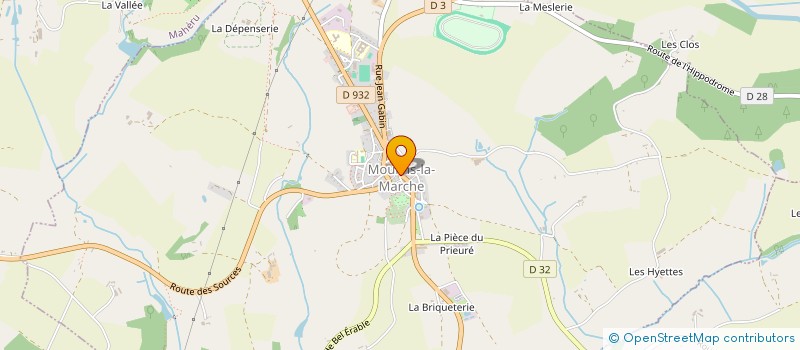 localisation de l'entreprise CENTRE COMMUNAL D'ACTION SOCIALE à MOULINS-LA-MARCHE