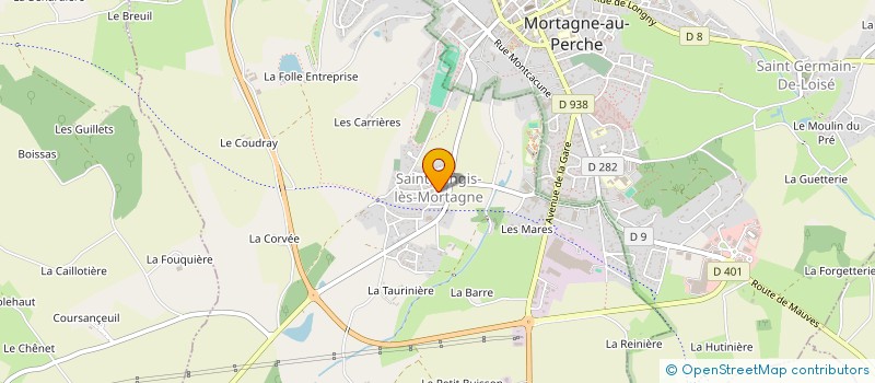 localisation de l'entreprise CENTRE COMMUNAL D'ACTION SOCIALE à SAINT-LANGIS-LES-MORTAGNE