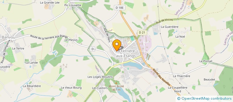 localisation de l'entreprise CENTRE COMMUNAL D'ACTION SOCIALE à BANVOU