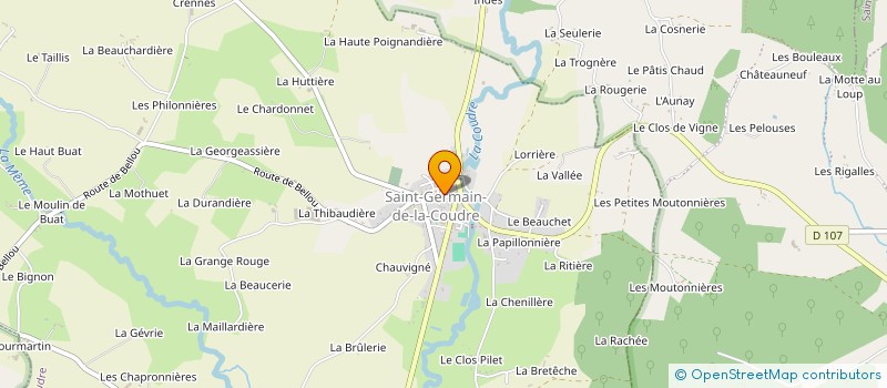 localisation de l'entreprise CENTRE COMMUNAL D'ACTION SOCIALE à ORIGNY-LE-ROUX
