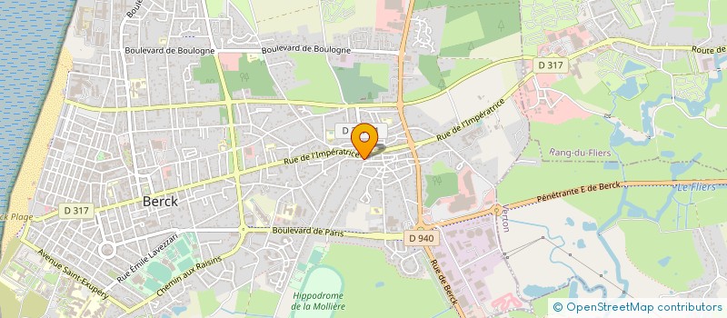 localisation de l'entreprise CENTRE COMMUNAL D'ACTION SOCIALE à BERCK