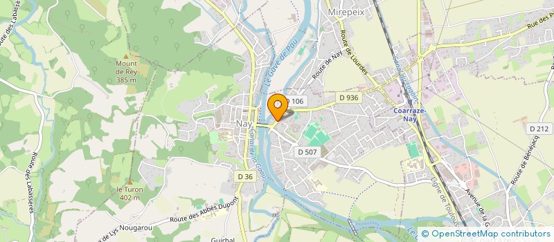 localisation de l'entreprise CENTRE COMMUNAL D'ACTION SOCIALE  NAY