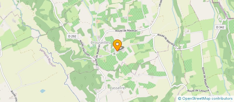 localisation de l'entreprise CENTRE COMMUNAL D'ACTION SOCIALE  SIMACOURBE