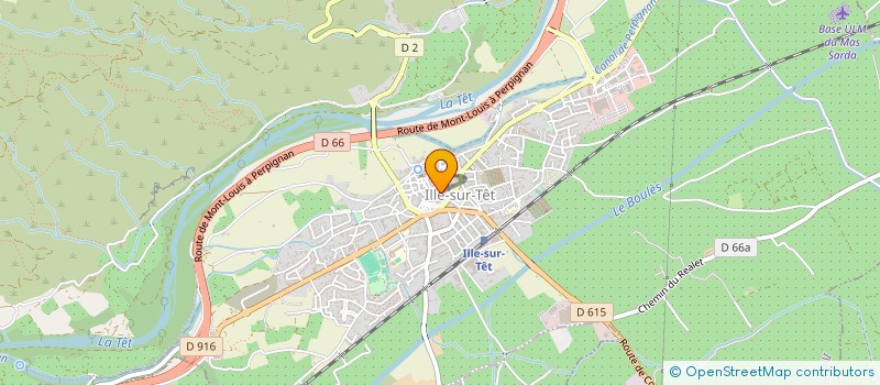 localisation de l'entreprise CENTRE COMMUNAL D'ACTION SOCIALE à ILLE-SUR-TET