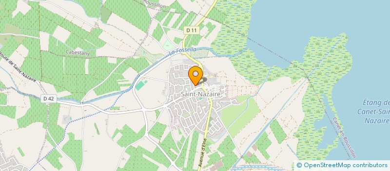 localisation de l'entreprise CENTRE COMMUNAL D'ACTION SOCIALE à SAINT-NAZAIRE