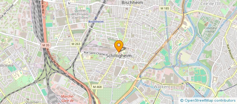 localisation de l'entreprise CENTRE COMMUNAL D'ACTION SOCIALE à SCHILTIGHEIM