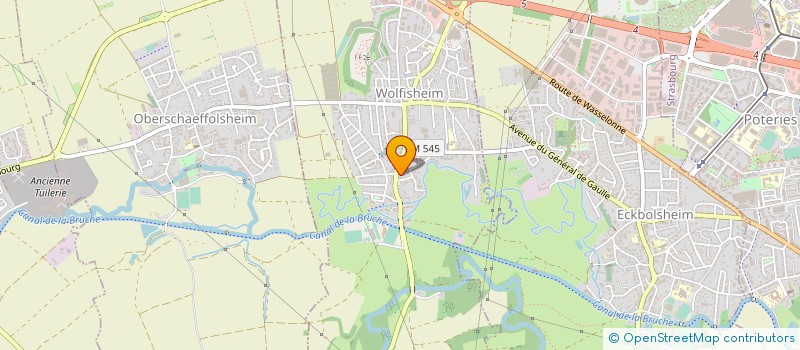 localisation de l'entreprise CENTRE COMMUNAL D'ACTION SOCIALE  WOLFISHEIM