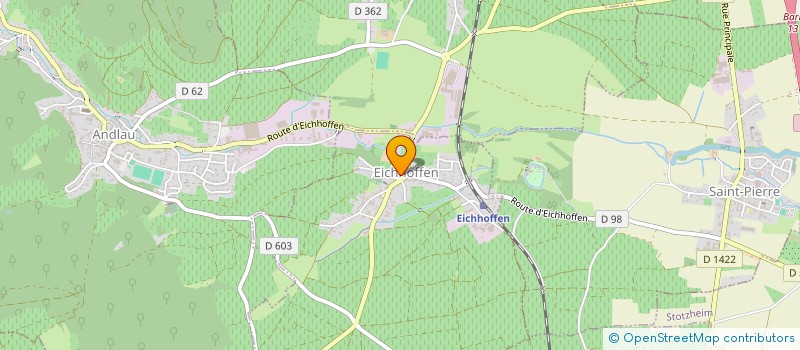 localisation de l'entreprise CENTRE COMMUNAL D'ACTION SOCIALE  EICHHOFFEN