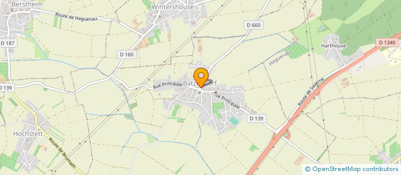 localisation de l'entreprise CENTRE COMMUNAL D'ACTION SOCIALE  BATZENDORF