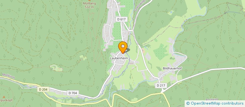 localisation de l'entreprise CENTRE COMMUNAL D'ACTION SOCIALE  DINSHEIM-SUR-BRUCHE