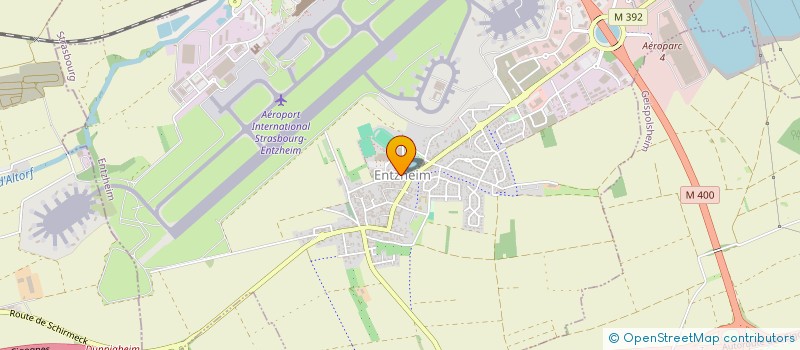 localisation de l'entreprise CENTRE COMMUNAL D'ACTION SOCIALE  ENTZHEIM