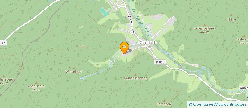 localisation de l'entreprise CENTRE COMMUNAL D'ACTION SOCIALE  DAMBACH