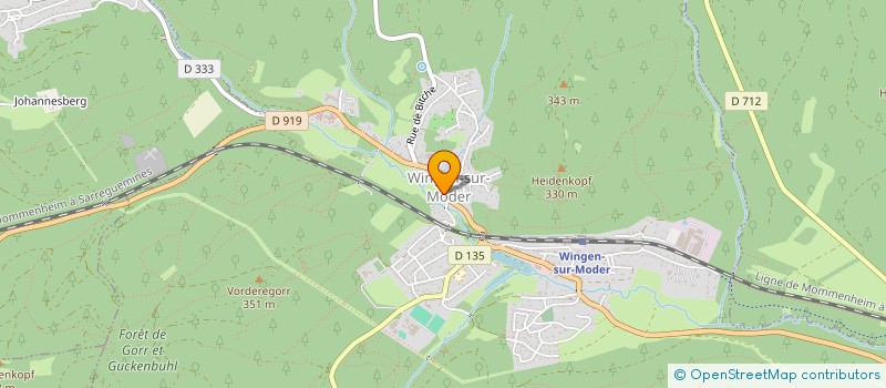 localisation de l'entreprise CENTRE COMMUNAL D ACTION SOCIALE  FROHMUHL