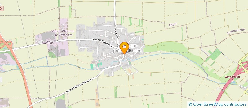 localisation de l'entreprise CENTRE COMMUNAL D  ACTION SOCIALE  GRIESHEIM-PRES-MOLSHEIM
