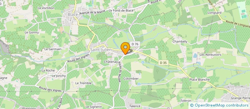 localisation de l'entreprise CENTRE COMMUNAL D ACTION SOCIALE à SAINT-JULIEN