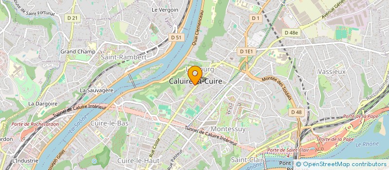 localisation de l'entreprise CENTRE COMMUNAL D ACTION SOCIALE à CALUIRE ET CUIRE