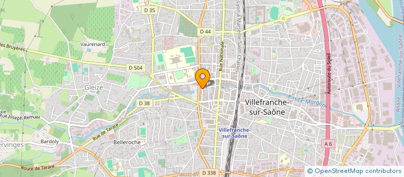 localisation de l'entreprise CENTRE COMMUNAL D'ACTION SOCIALE à VILLEFRANCHE-SUR-SAONE