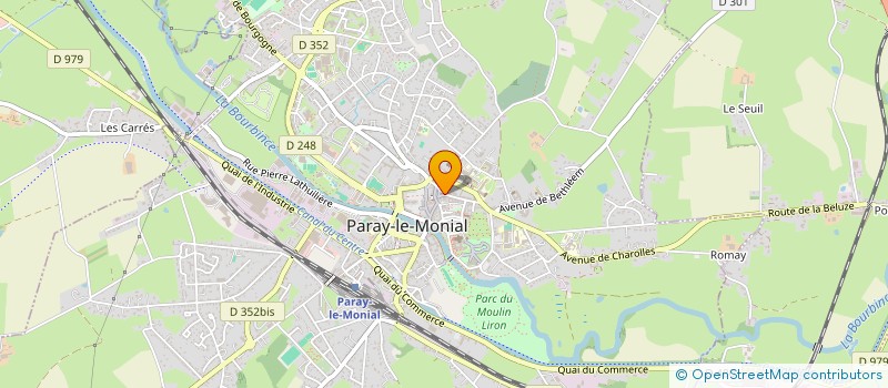 localisation de l'entreprise CENTRE COMMUNAL D'ACTION SOCIALE à PARAY-LE-MONIAL