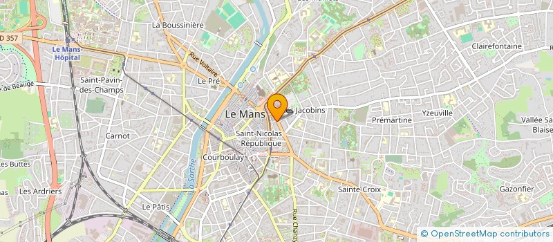 localisation de l'entreprise CENTRE COMMUNAL D'ACTION SOCIALE à LE MANS