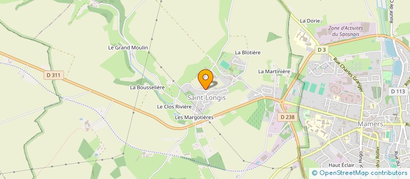 localisation de l'entreprise CENTRE COMMUNAL D'ACTION SOCIALE  SAINT-REMY-DES-MONTS