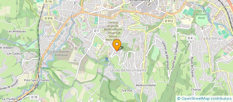 localisation de l'entreprise CENTRE COMMUNAL D'ACTION SOCIALE  SONNAZ