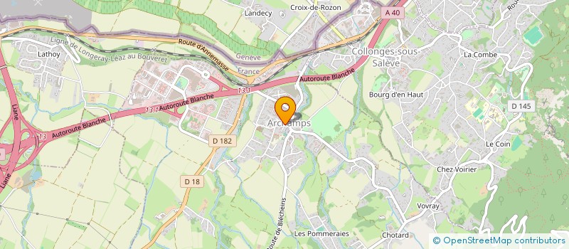 localisation de l'entreprise CENTRE COMMUNAL D'ACTION SOCIALE  ARCHAMPS