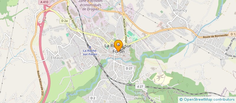 localisation de l'entreprise CENTRE COMMUNAL D'ACTION SOCIALE à LA ROCHE-SUR-FORON