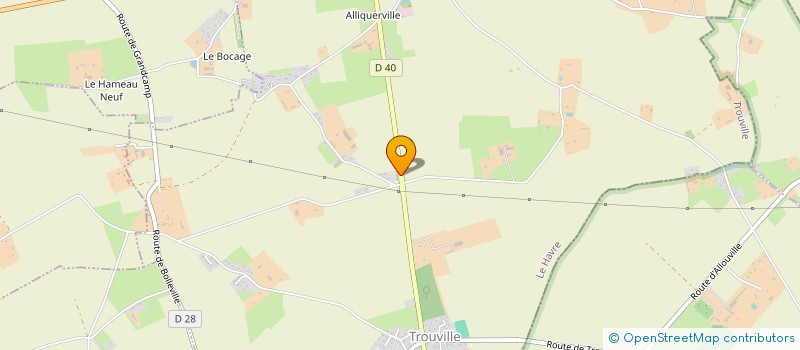 localisation de l'entreprise CENTRE COMMUNAL D'ACTION SOCIALE  TROUVILLE