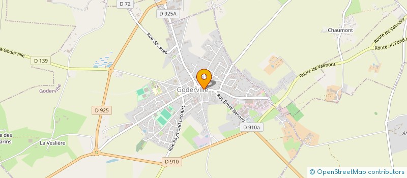 localisation de l'entreprise CENTRE COMMUNAL D'ACTION SOCIALE  GODERVILLE