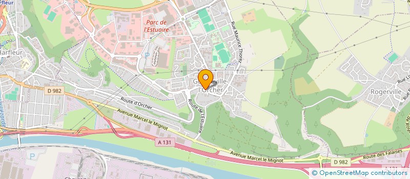 localisation de l'entreprise CENTRE COMMUNAL D'ACTION SOCIALE à GONFREVILLE-L'ORCHER