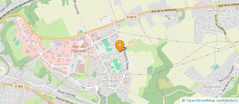 localisation de l'entreprise CENTRE COMMUNAL D'ACTION SOCIALE  GAINNEVILLE