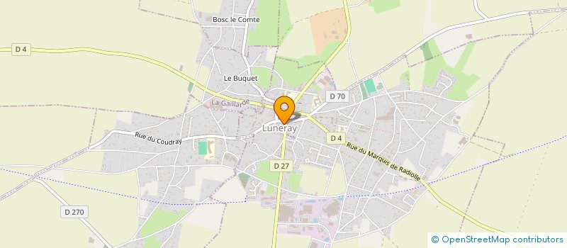 localisation de l'entreprise CENTRE COMMUNAL D'ACTION SOCIALE  LUNERAY