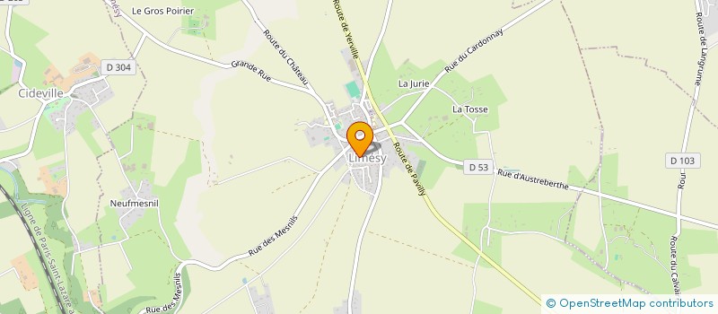 localisation de l'entreprise CENTRE COMMUNAL D'ACTION SOCIALE  CIDEVILLE