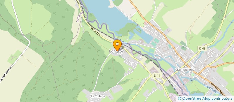 localisation de l'entreprise CENTRE COMMUNAL D'ACTION SOCIALE  LONGROY