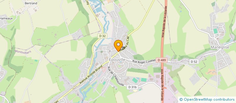 localisation de l'entreprise CENTRE COMMUNAL D'ACTION SOCIALE  EPOUVILLE