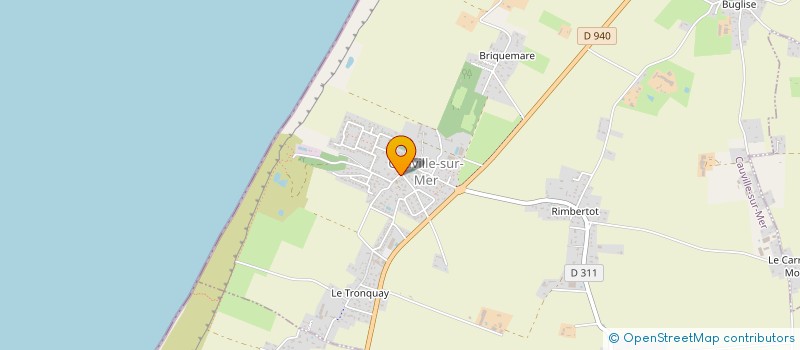 localisation de l'entreprise CENTRE COMMUNAL D'ACTION SOCIALE  OCTEVILLE-SUR-MER