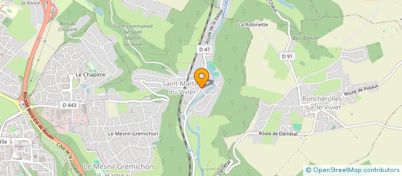 localisation de l'entreprise CENTRE COMMUNAL D ACTION SOCIALE  SAINT-MARTIN-DU-VIVIER