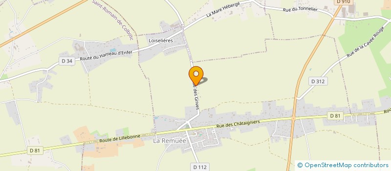 localisation de l'entreprise CENTRE COMMUNAL D'ACTION SOCIALE  LA REMUEE