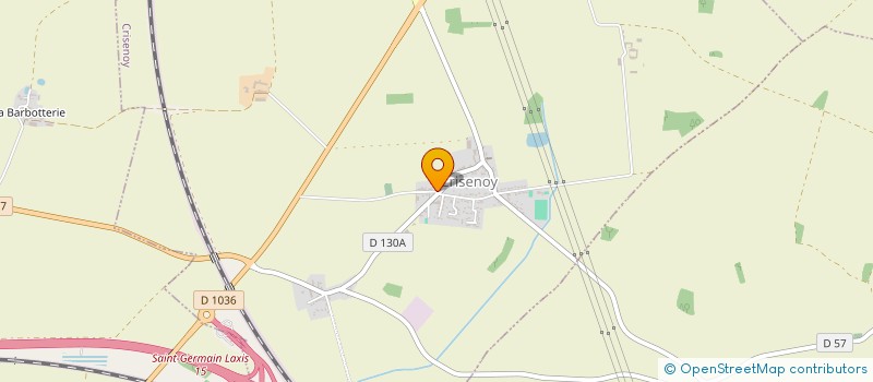 localisation de l'entreprise CENTRE COMMUNAL D'ACTION SOCIALE  CRISENOY