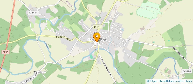 localisation de l'entreprise CENTRE COMMUNAL D ACTION SOCIALE à CHAUMES-EN-BRIE