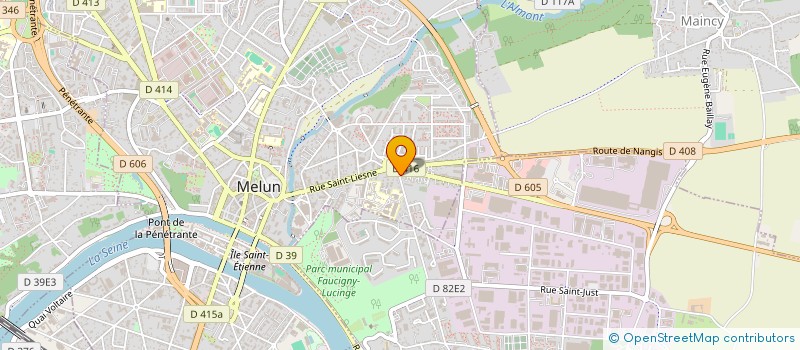 localisation de l'entreprise CENTRE COMMUNAL D'ACTION SOCIALE  LIVRY-SUR-SEINE