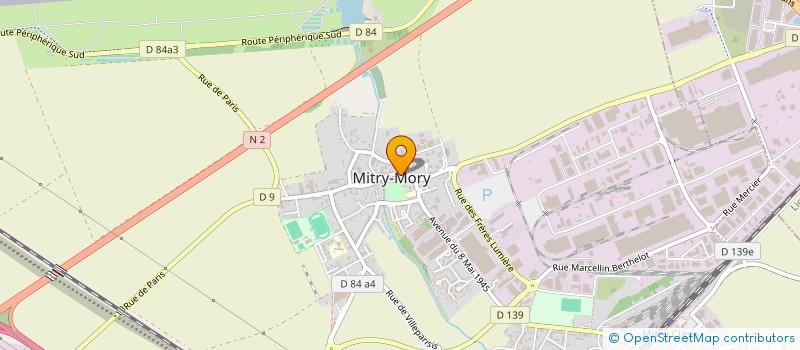 localisation de l'entreprise CENTRE COMMUNAL D'ACTION SOCIALE à MITRY-MORY