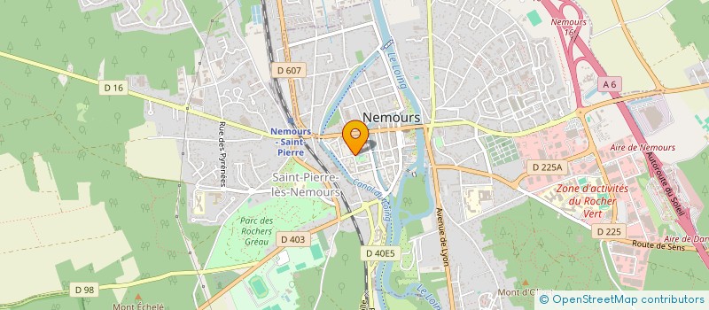 localisation de l'entreprise CENTRE COMMUNAL D'ACTION SOCIALE à NEMOURS