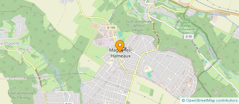 localisation de l'entreprise CENTRE COMMUNAL D ACTION SOCIALE à MAGNY-LES-HAMEAUX