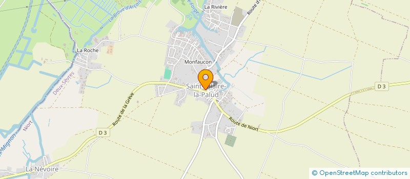 localisation de l'entreprise CENTRE COMMUNAL D'ACTION SOCIALE à SAINT-HILAIRE-LA-PALUD