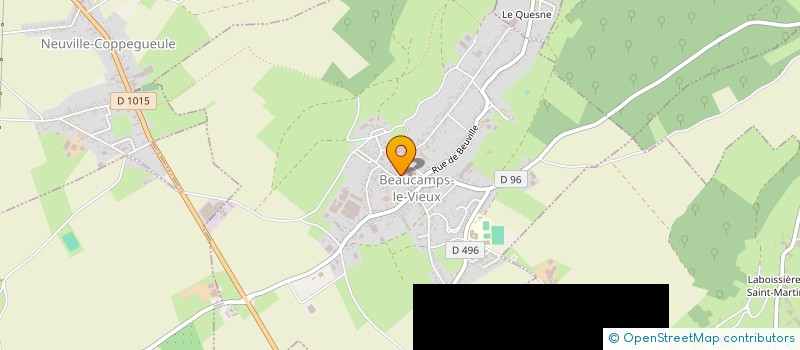 localisation de l'entreprise CENTRE COMMUNAL D'ACTION SOCIALE  BEAUCAMPS-LE-VIEUX