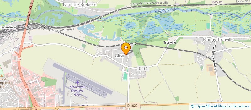 localisation de l'entreprise CENTRE COMMUNAL D'ACTION SOCIALE  GLISY