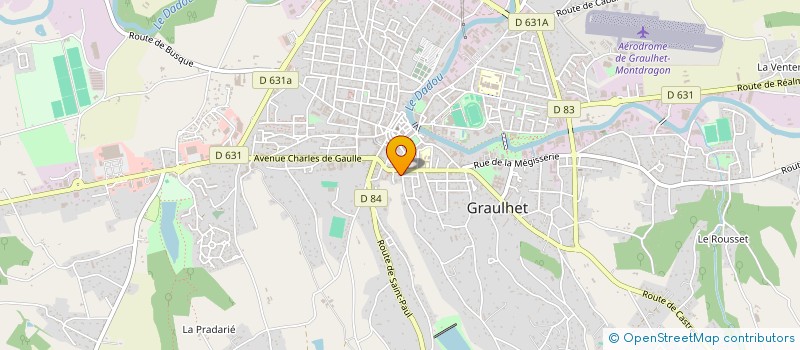 localisation de l'entreprise CENTRE COMMUNAL D'ACTION SOCIALE à GRAULHET
